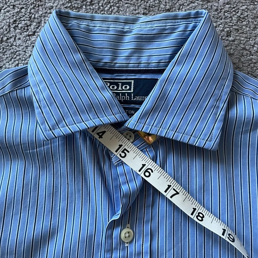 Polo by Ralph Lauren Blue Striped Men's Shirt - Picture 5 of 8